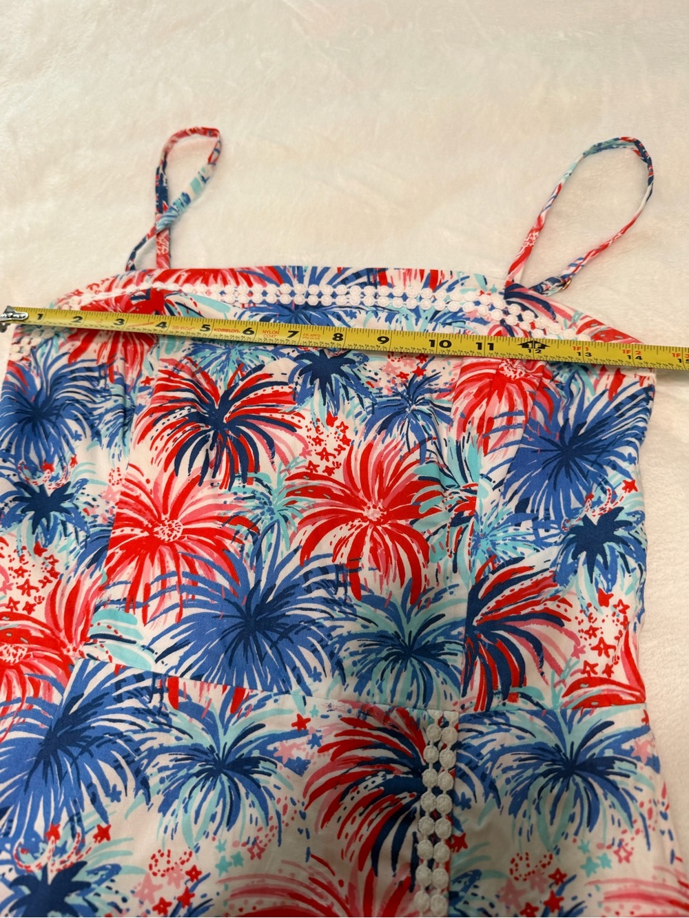 Lilly Pulitzer Jesse Romper in Feelin Sparks - Picture 3 of 9